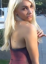 Adorable Blonde gives you a Sexy Glimpse into her Daily Life